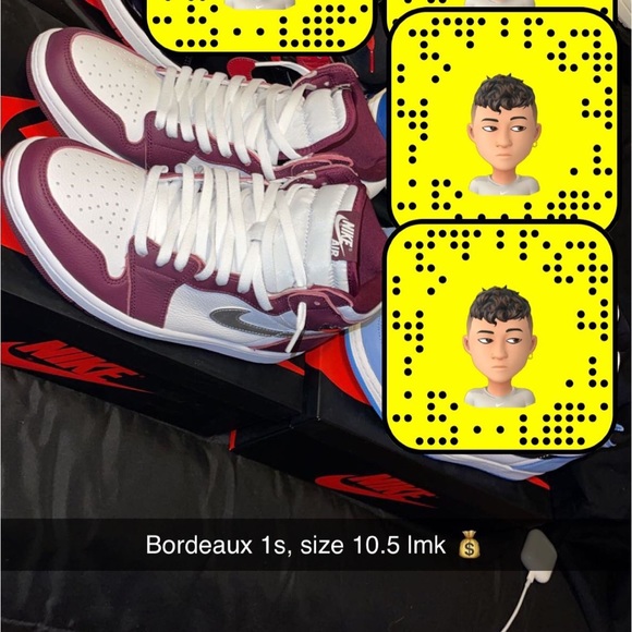 Jordan 1 Bordeaux high OG - Picture 3 of 5
